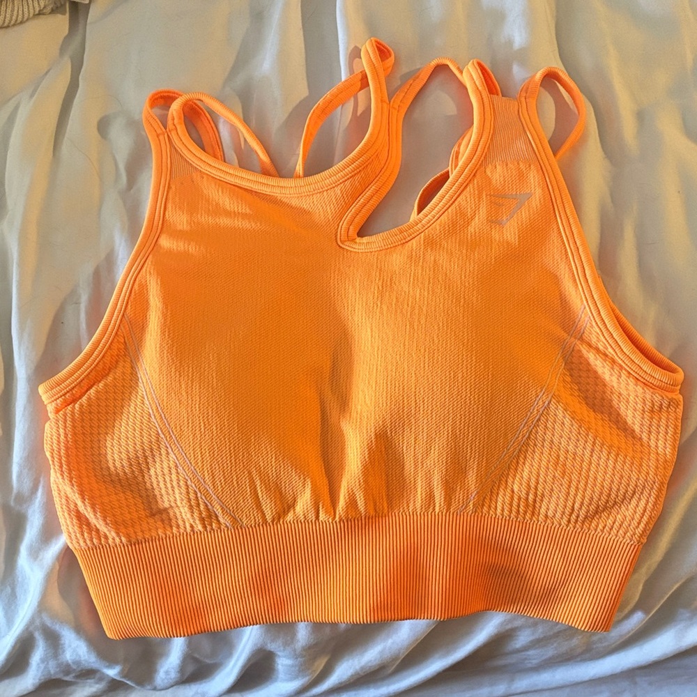 GymShark Orange Sports Bra